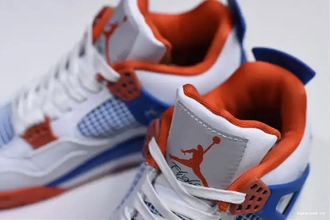 Bright White Blue Jordan 4 Air Crimson-Royal 308497-171 0415